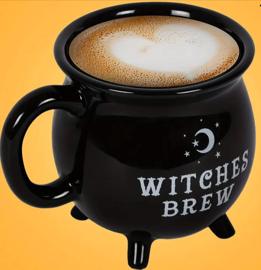 Enchanting Ceramic Witch Coffee Mug for Halloween Joy